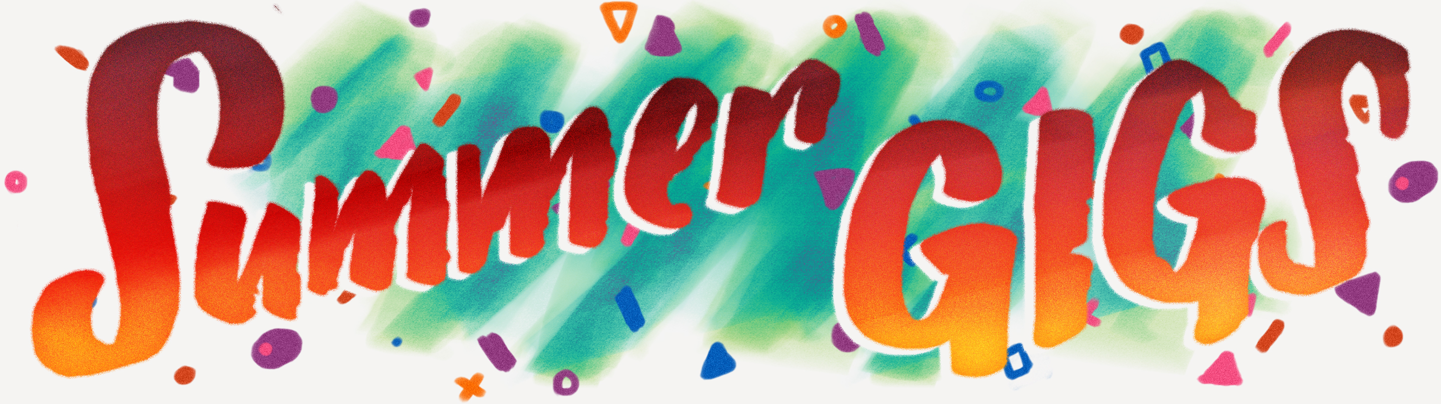 Summer Gigs banner graphic